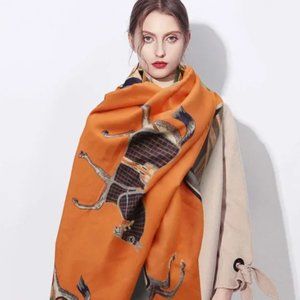 Kerri Horse Poncho Scarf